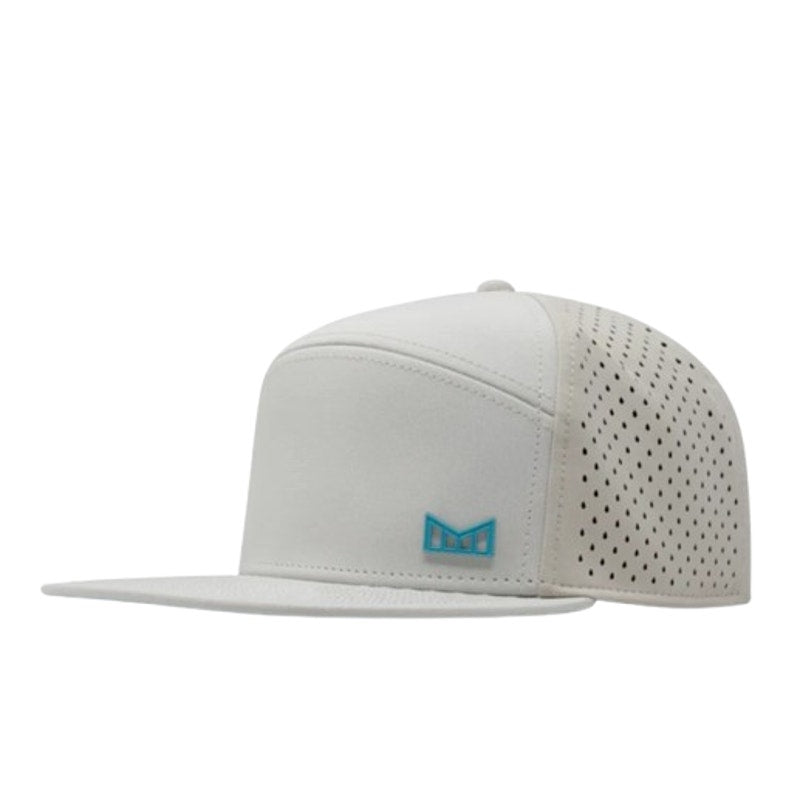 MELIN Men's Hydro Trenches Icon Performance Snapback Hat XL White Colada NWT