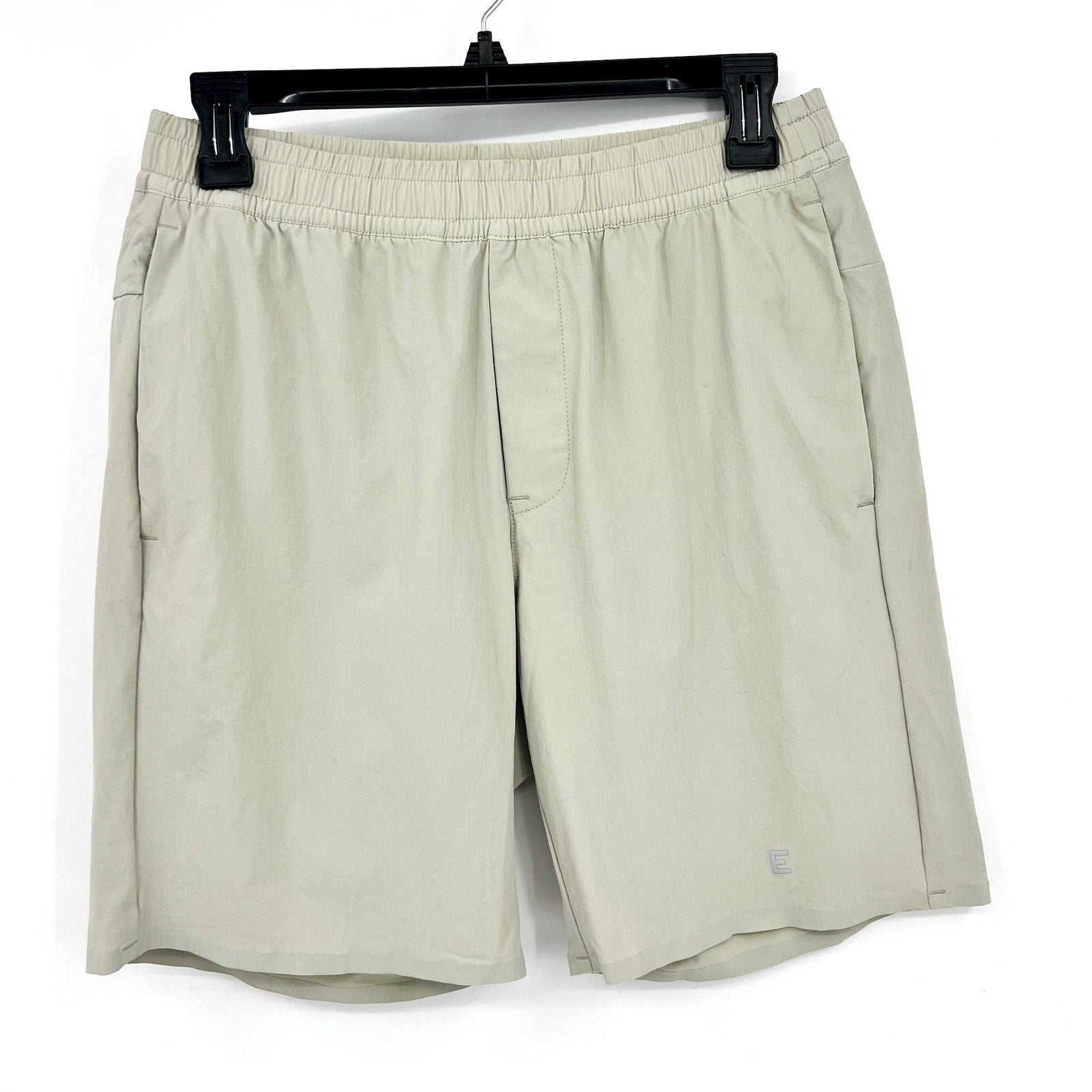 EVERLANE Uniform Men's The Pull-On Sport Short Small Khaki Stone Stretch NWT