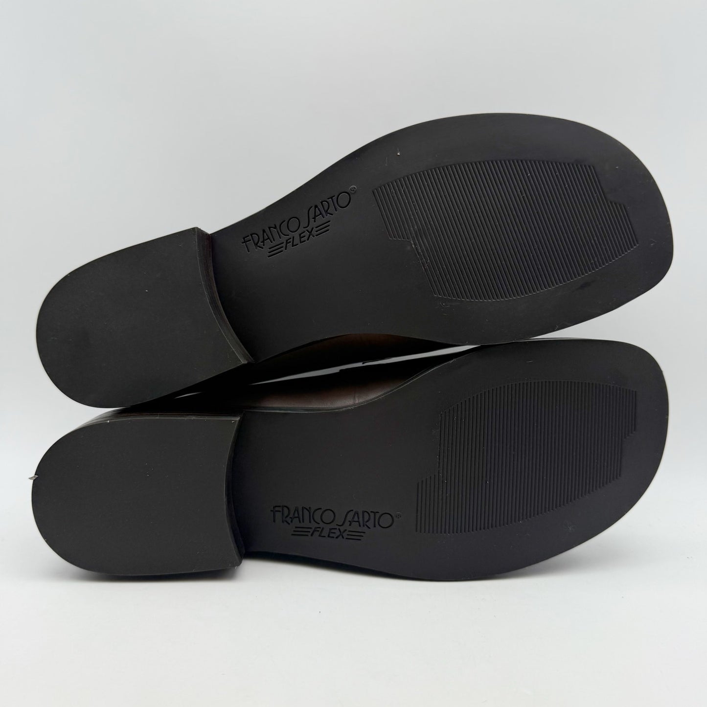 Franco Sarto Womens Bocca Loafers US 9 M EU 40 Brown Leather Slip On NWOB