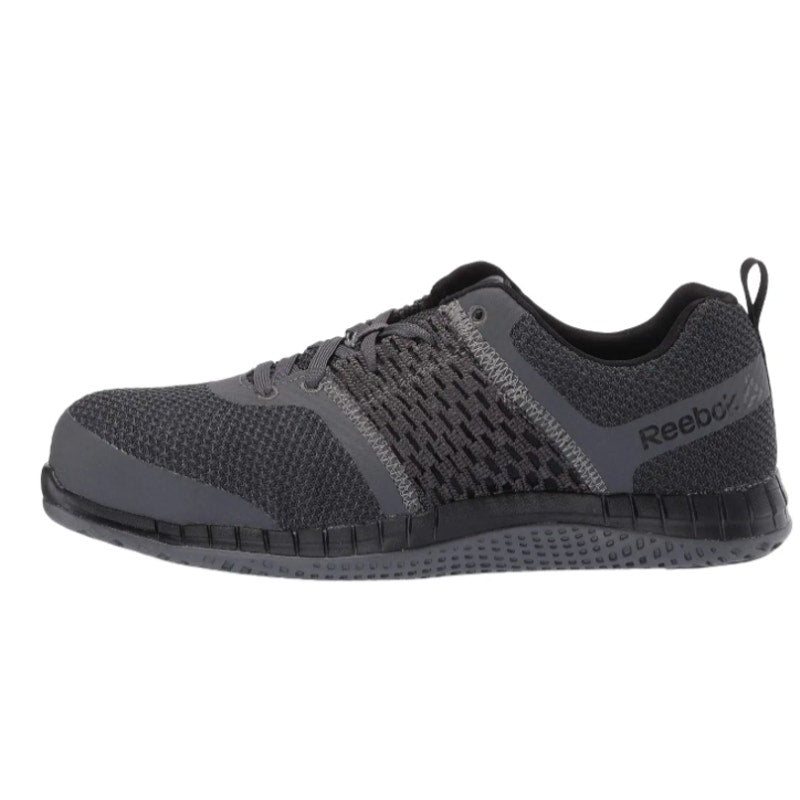 Reebok Mens Print Work ULTK Work Shoes US 8.5 M Grey Black Composite Toe NIB