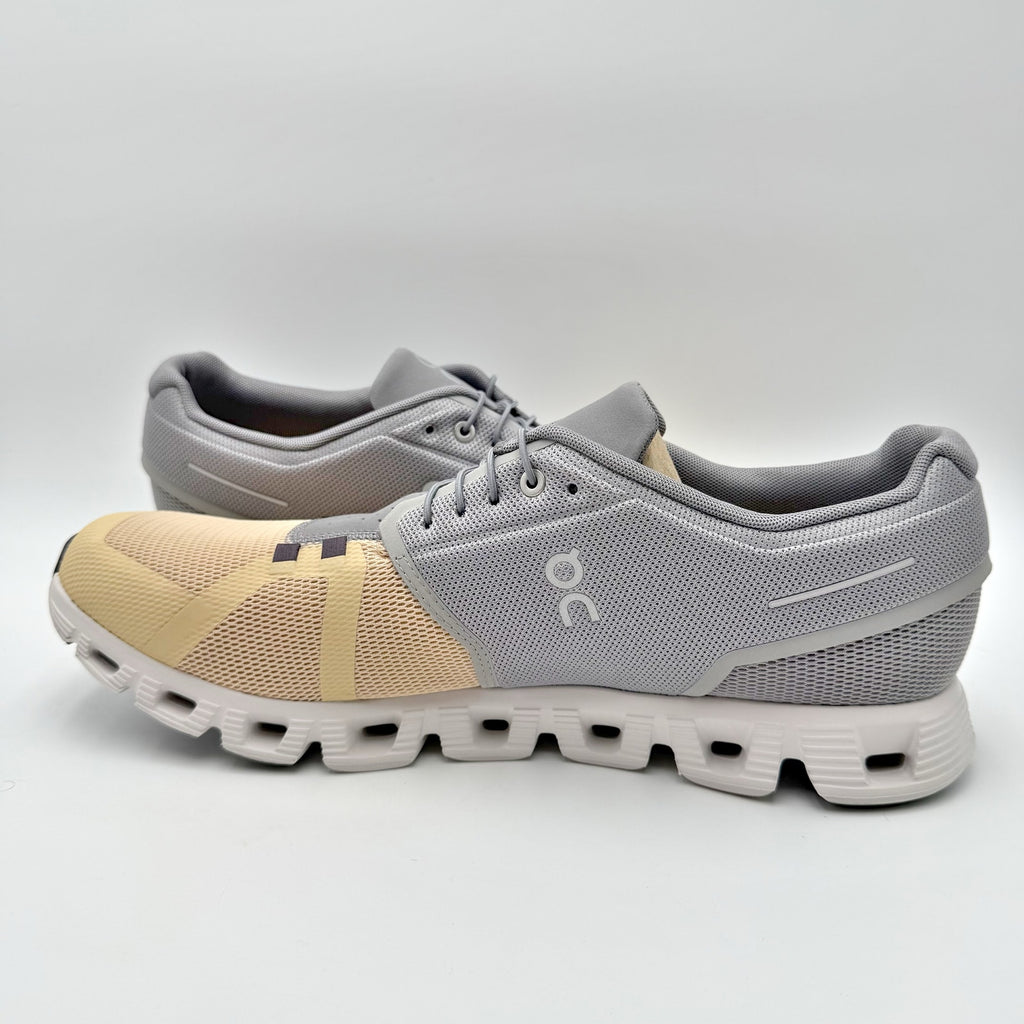 ON Mens Cloud 5 Running Shoes US 14 EU 49 Beige Grey Athletic Sneakers NIB