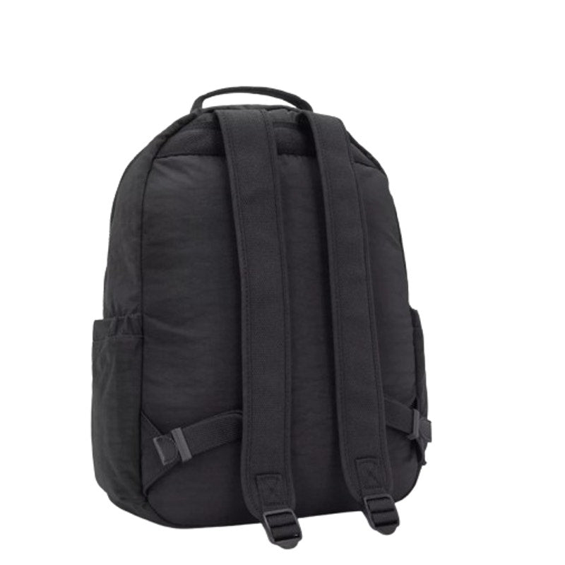 KIPLING Seoul 15" Laptop Backpack True Black Water Repellent NWT