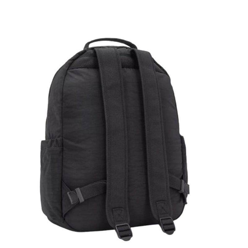 KIPLING Seoul 15" Laptop Backpack True Black Water Repellent NWT