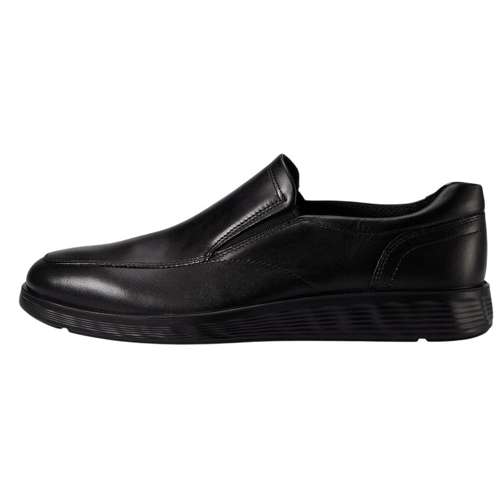 Ecco Mens S Lite Hybrid Apron Toe Oxford Shoes EU 41 US 7-7.5 Black Leather NWOB