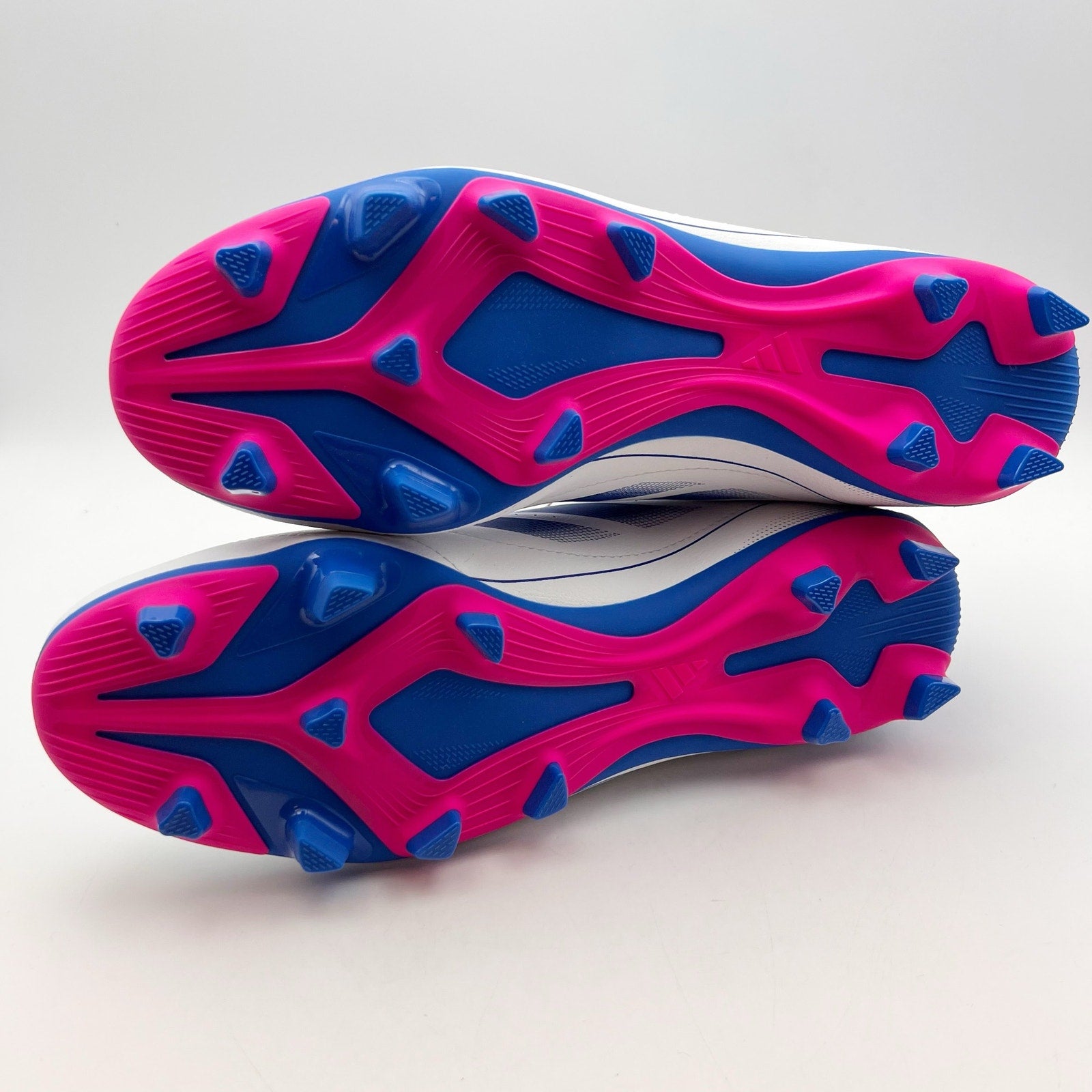 Adidas Goletto IX FG/MG Soccer Cleats Womens 10.5 Men 9.5 White Blue Pink NIB