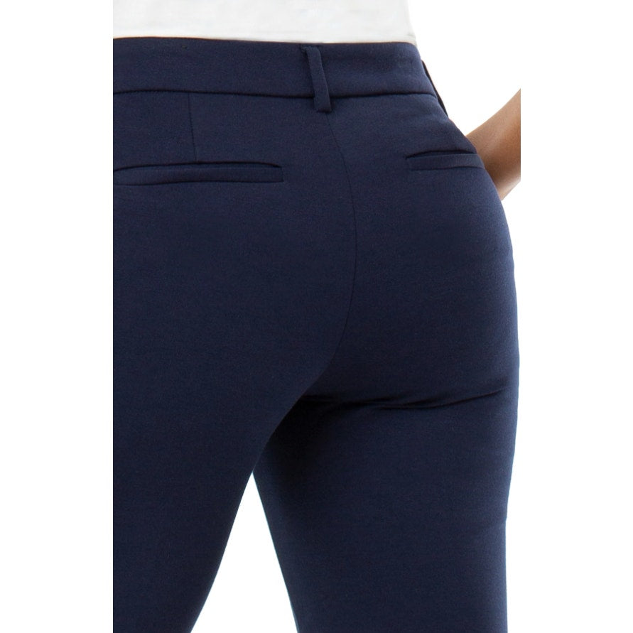 LIVERPOOL Kelsey Knit Trouser 10/30 PETITE Cadet Blue Super Stretch Pants NWT