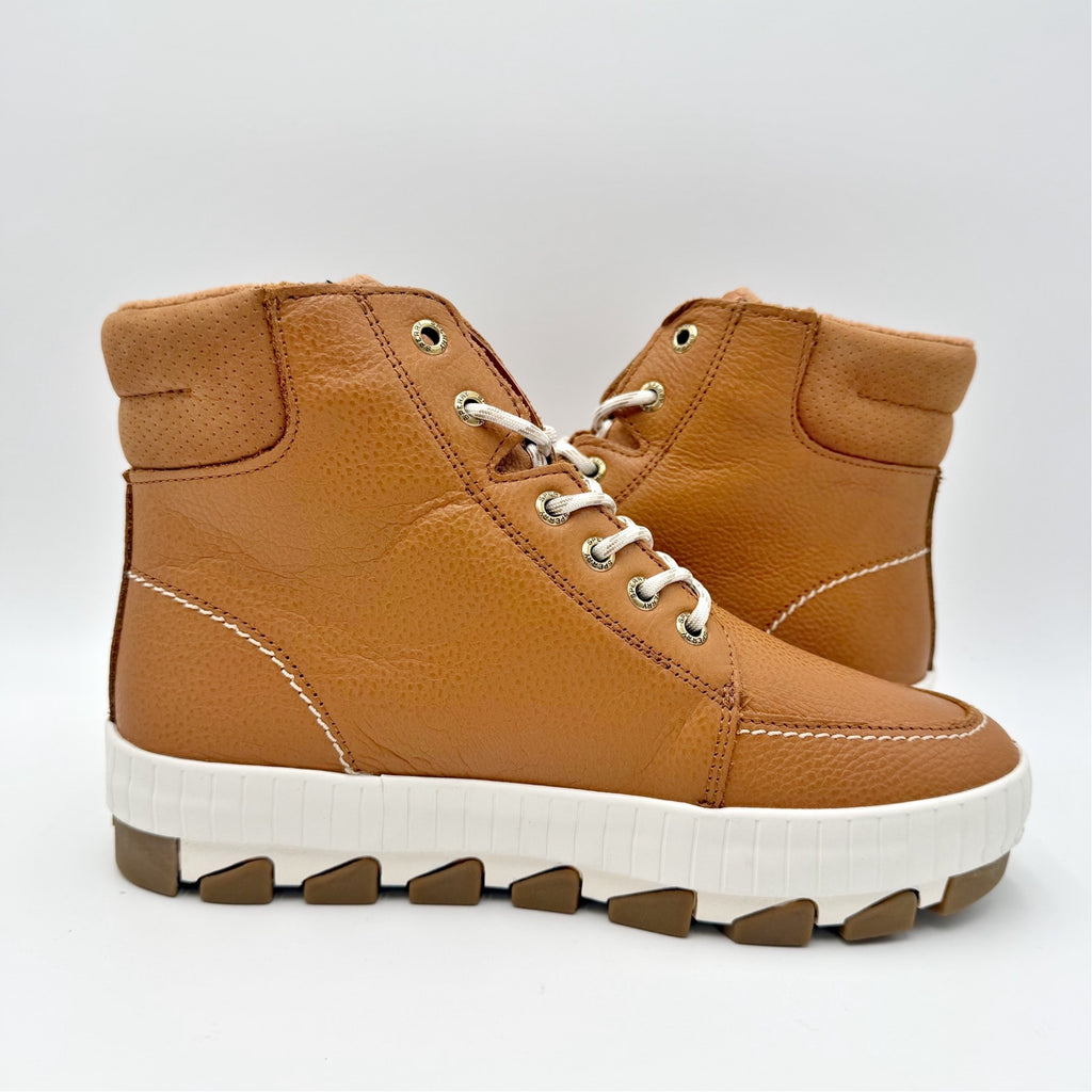 Sperry Womens Torrent Lace-up Ankle Boots Size 8.5 M Tan Leather Waterproof NIB