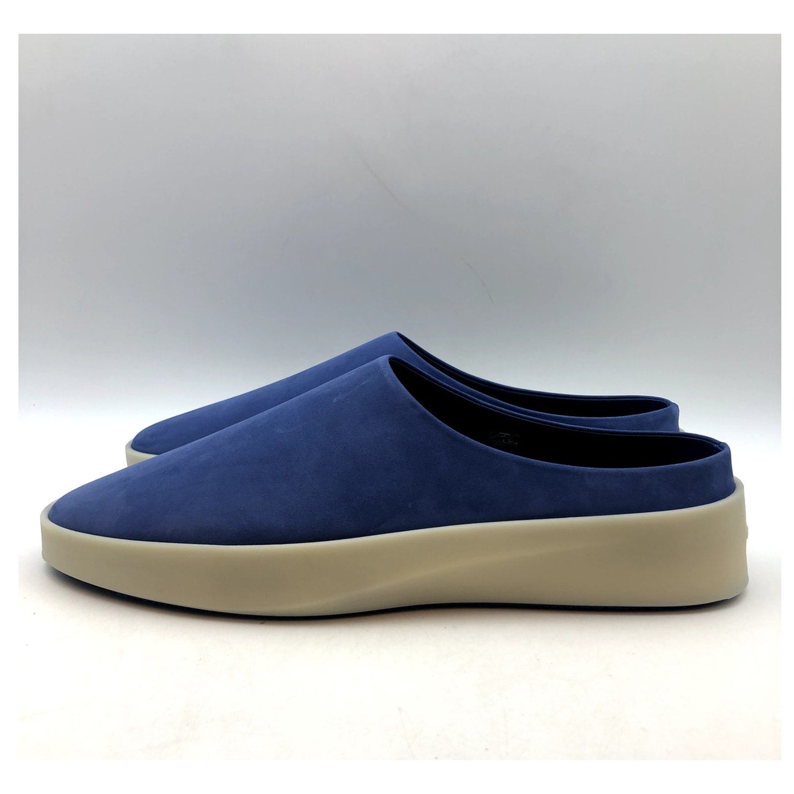Wolf & Shepherd Cruise Mule Slip On Shoes Womens 7.5 Mens 9 Blue White NIB