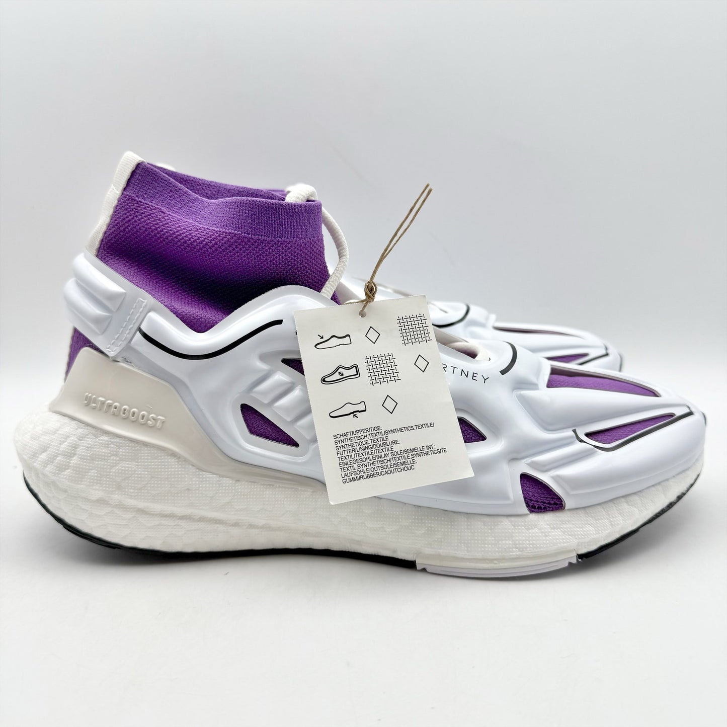 Adidas Stella McCartney Womens Ultraboost 22 Elevated Sneakers US 8.5 White NIB