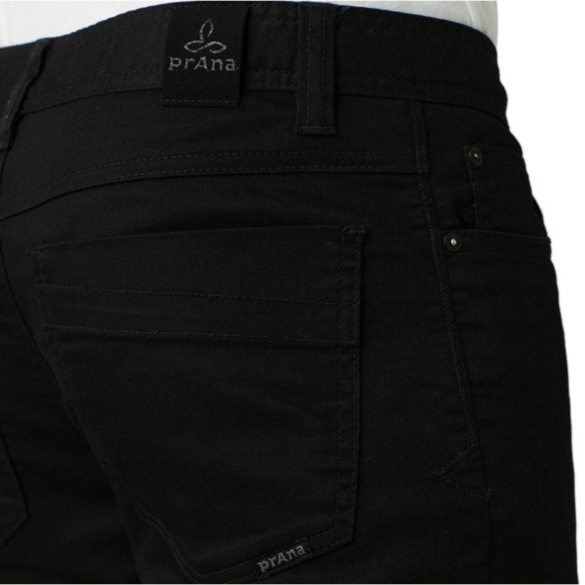 PRANA Men's Bridger Jeans 30x34 Black Out Straight Leg Slim Fit NWT