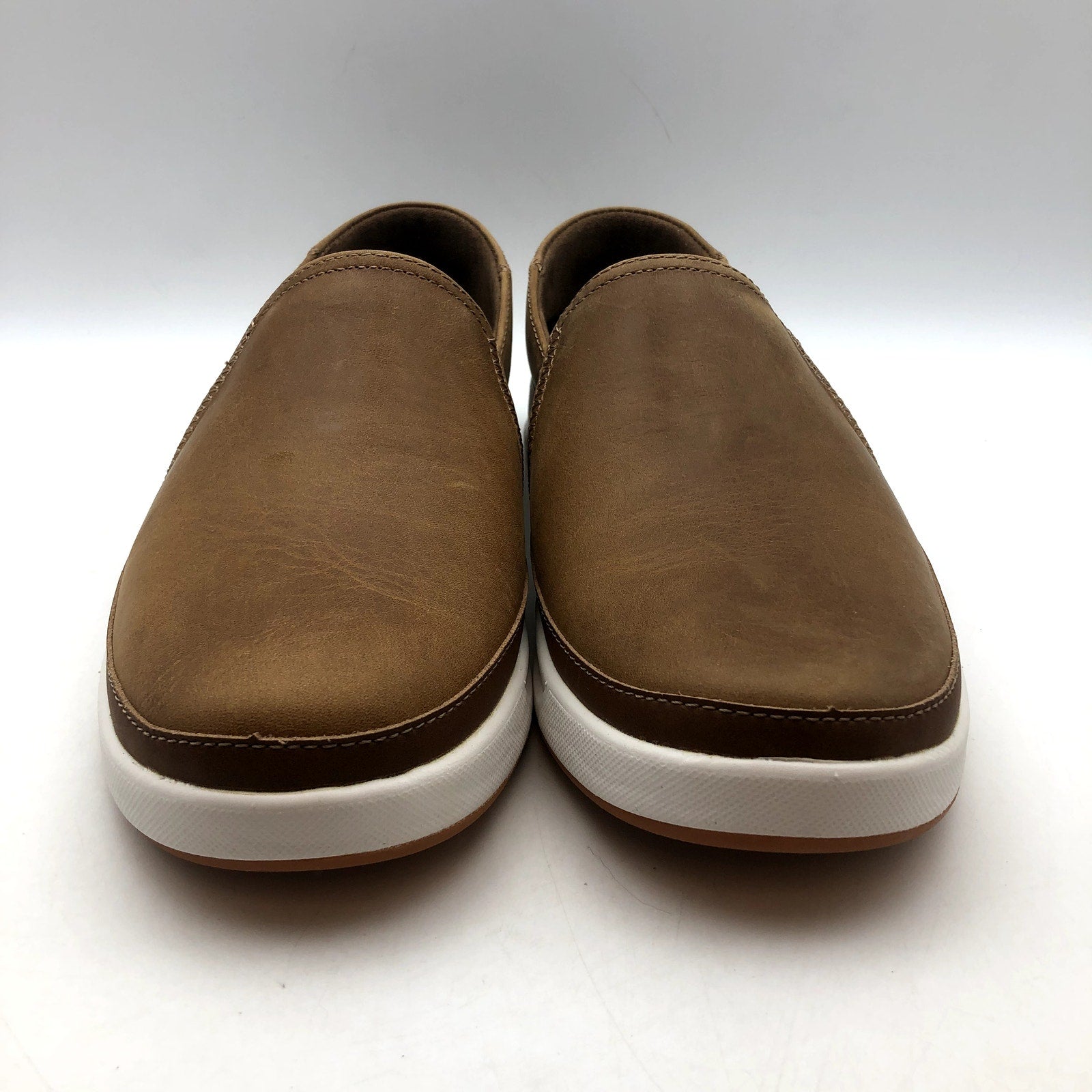 KURU Womens Roam Atla Slip On Sneakers Size 6 Cognac Brown Leather NIB