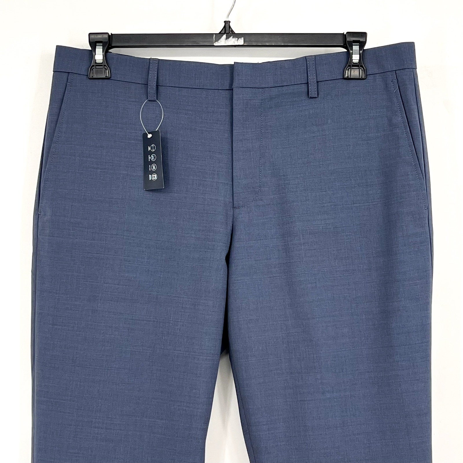 J.CREW Men's Four Season Thompson Dreass Pants 34x30 Blue Wool AP879 NWT