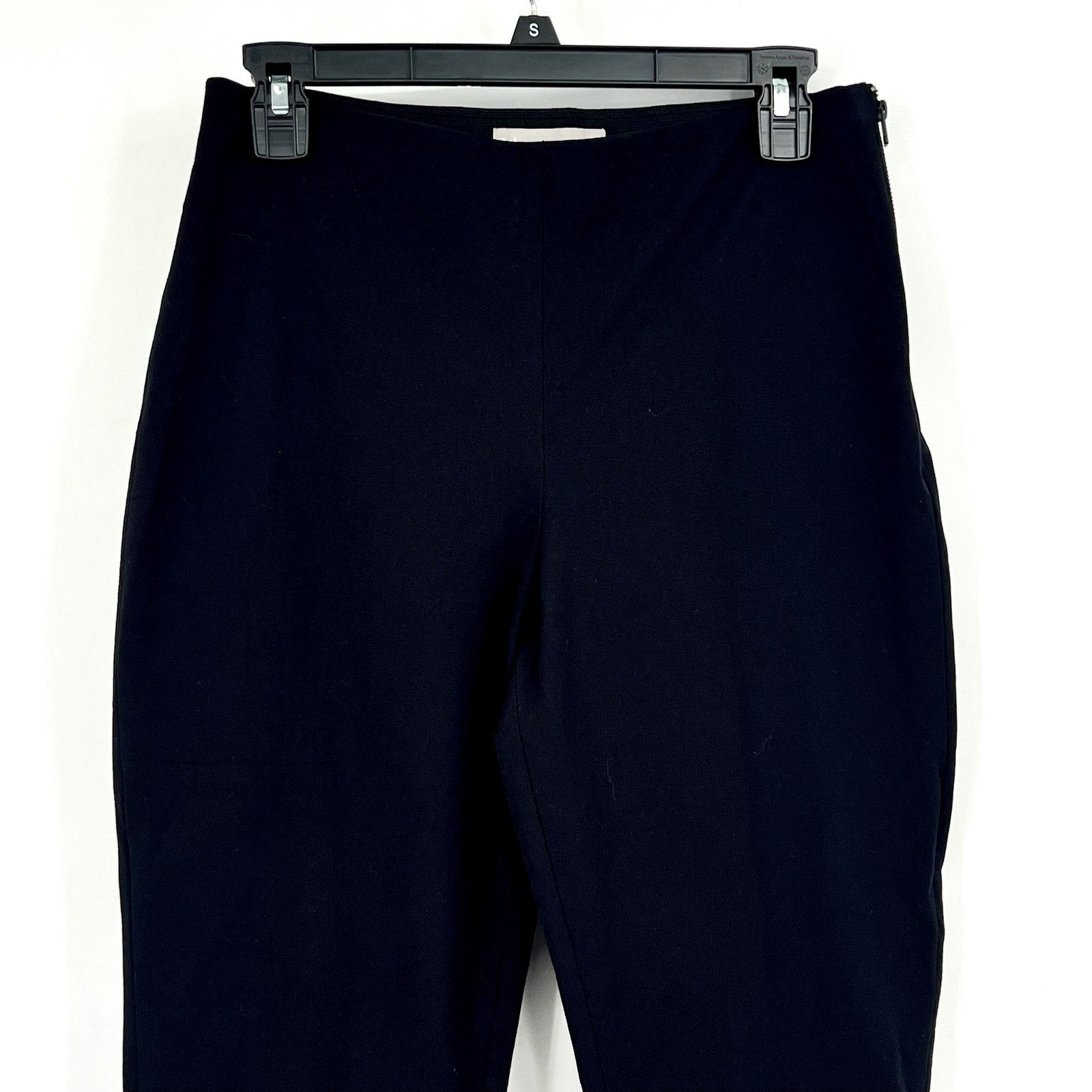 EVERLANE Women's The Curvy Side-Zip Work Pant Sz 6 Stretch Cotton Black NWT