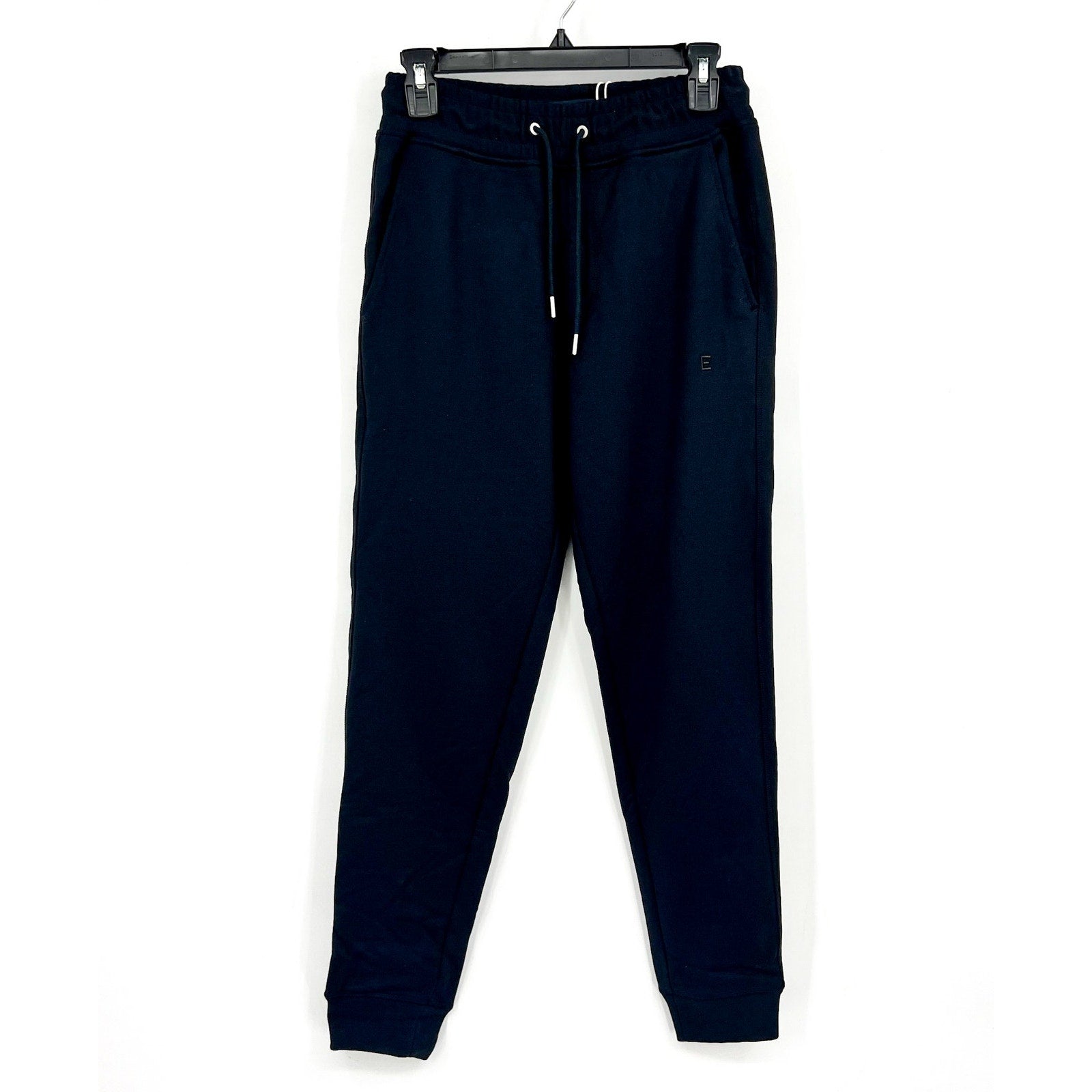 EVERLANE UNIFORM Men's French Terry Sweatpants XS Black Drawstring NWT
