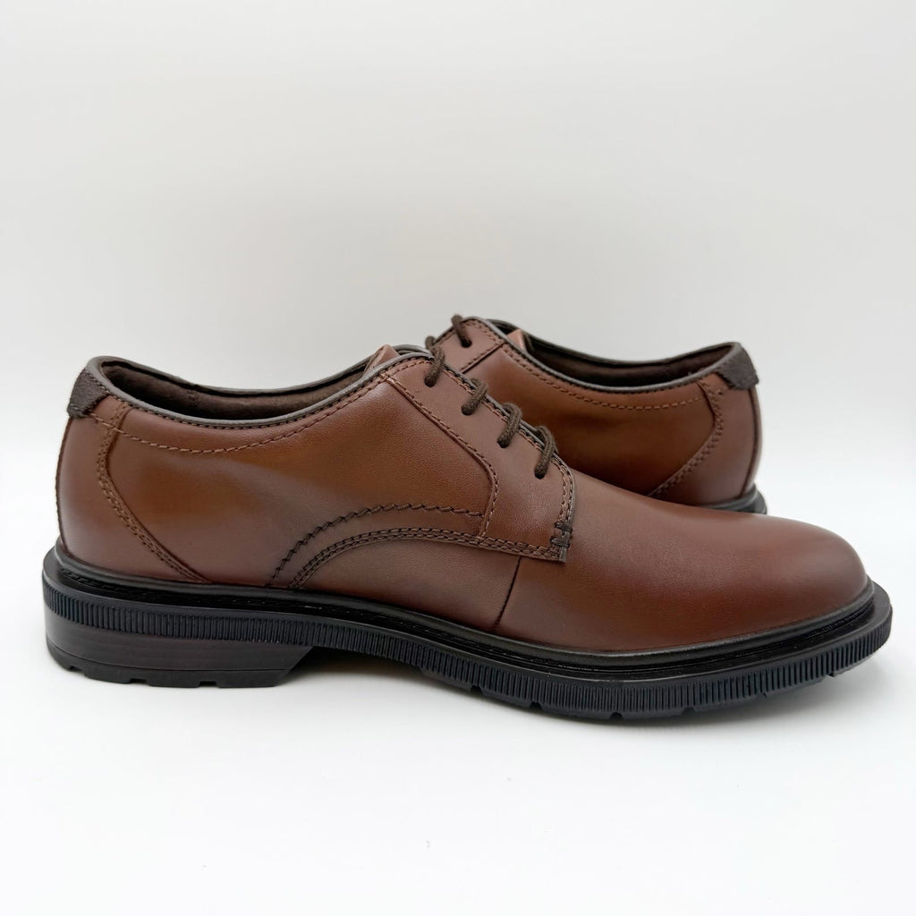 Clarks Mens Burchill Derby Dress Shoes Size 10.5 M Brown Leather NWOB