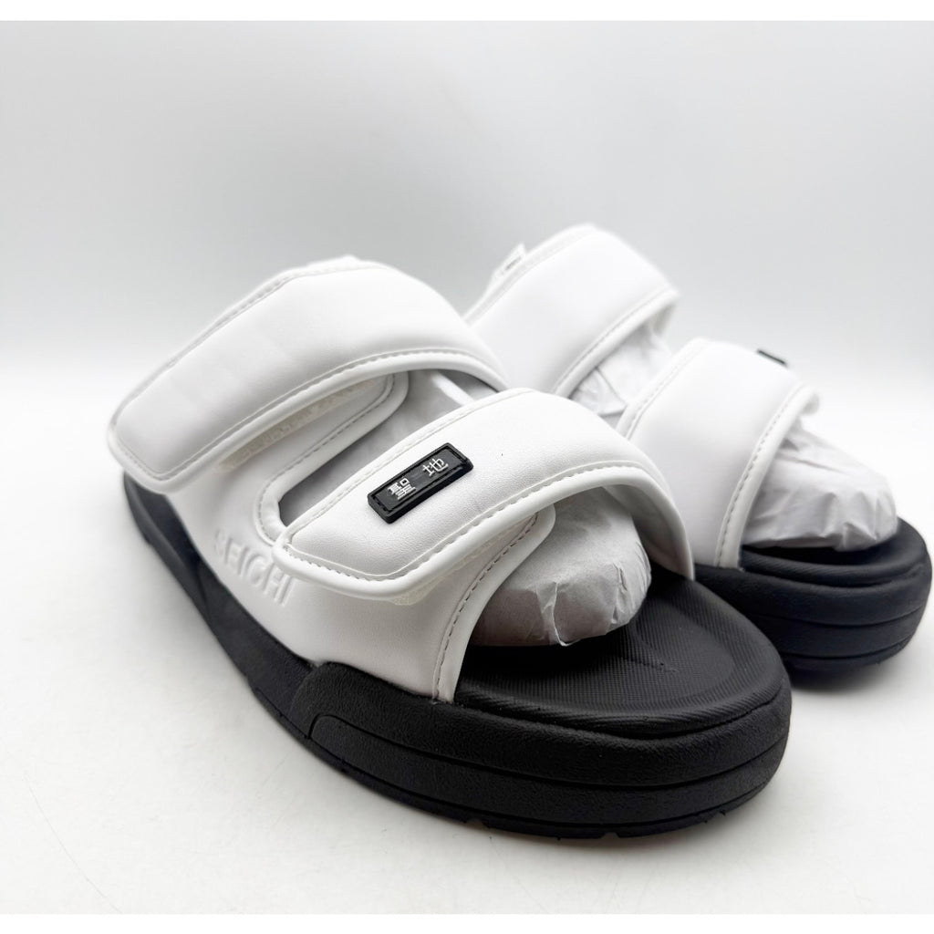 SEICHI Men's Senko Slide Sandals US 10 EU 43 White Black NIB