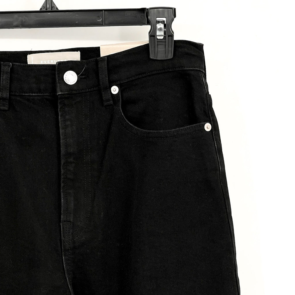 EVERLANE Women's The Way-High Jeans Size 26 Long US 2 Coal Black Low Stretch NWT