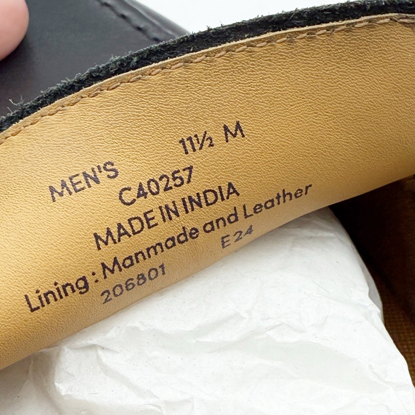 Cole Haan Mens Bedford Penny Loafers US 11.5 M EU 44.5 Black Leather NWOB