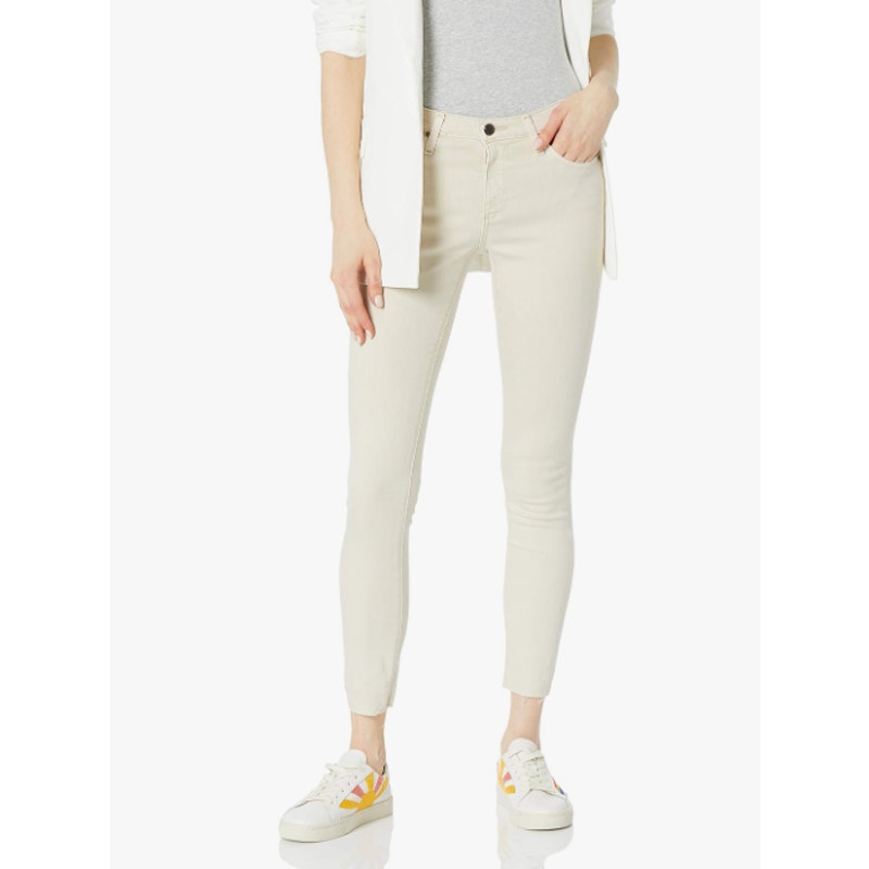 AG Adriano Goldschmied Womens The Legging Ankle Jeans Size 30R Cream Cords NWT