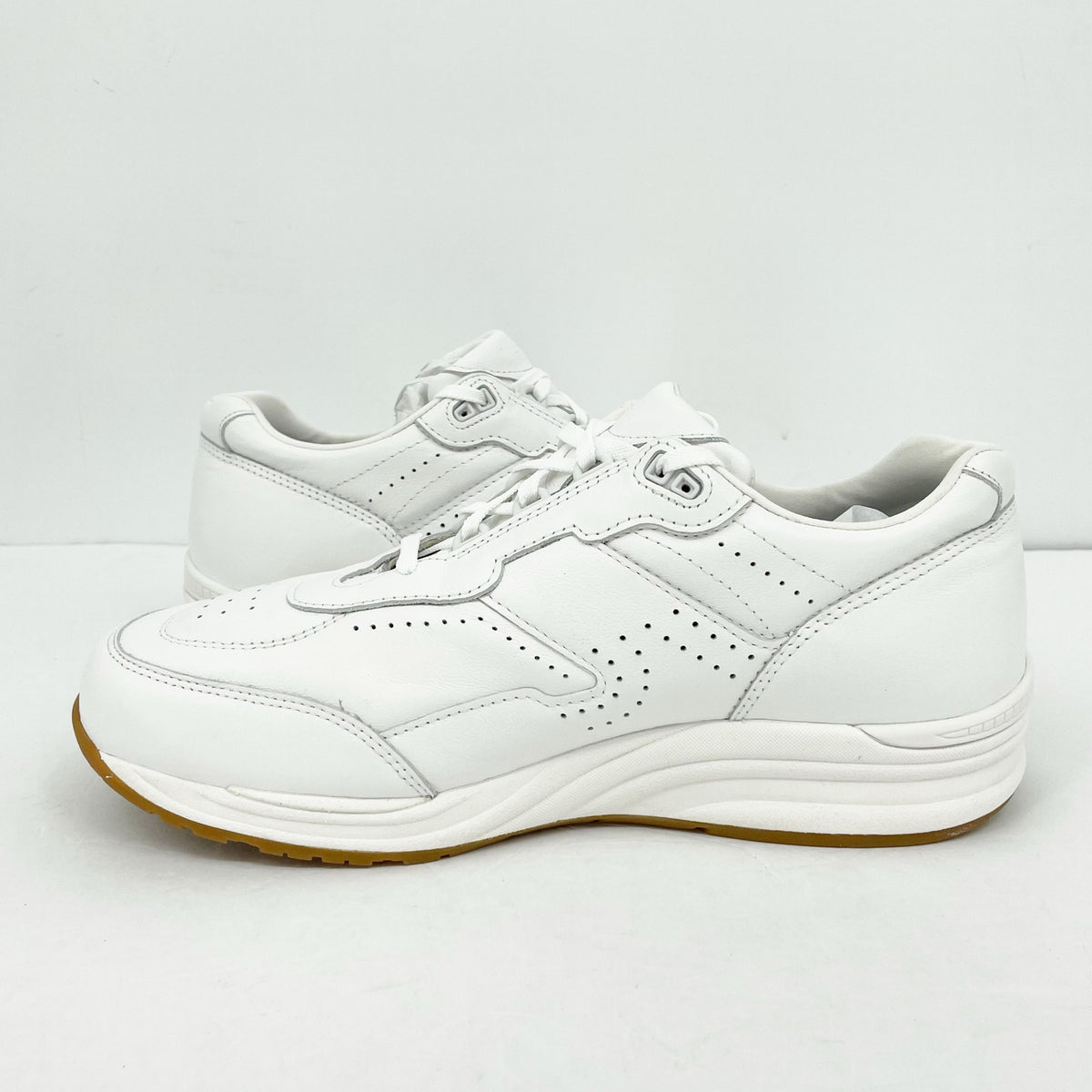 SAS Mens Journey II Sneakers Size 14.5 Wide White Leather Athletic NIB