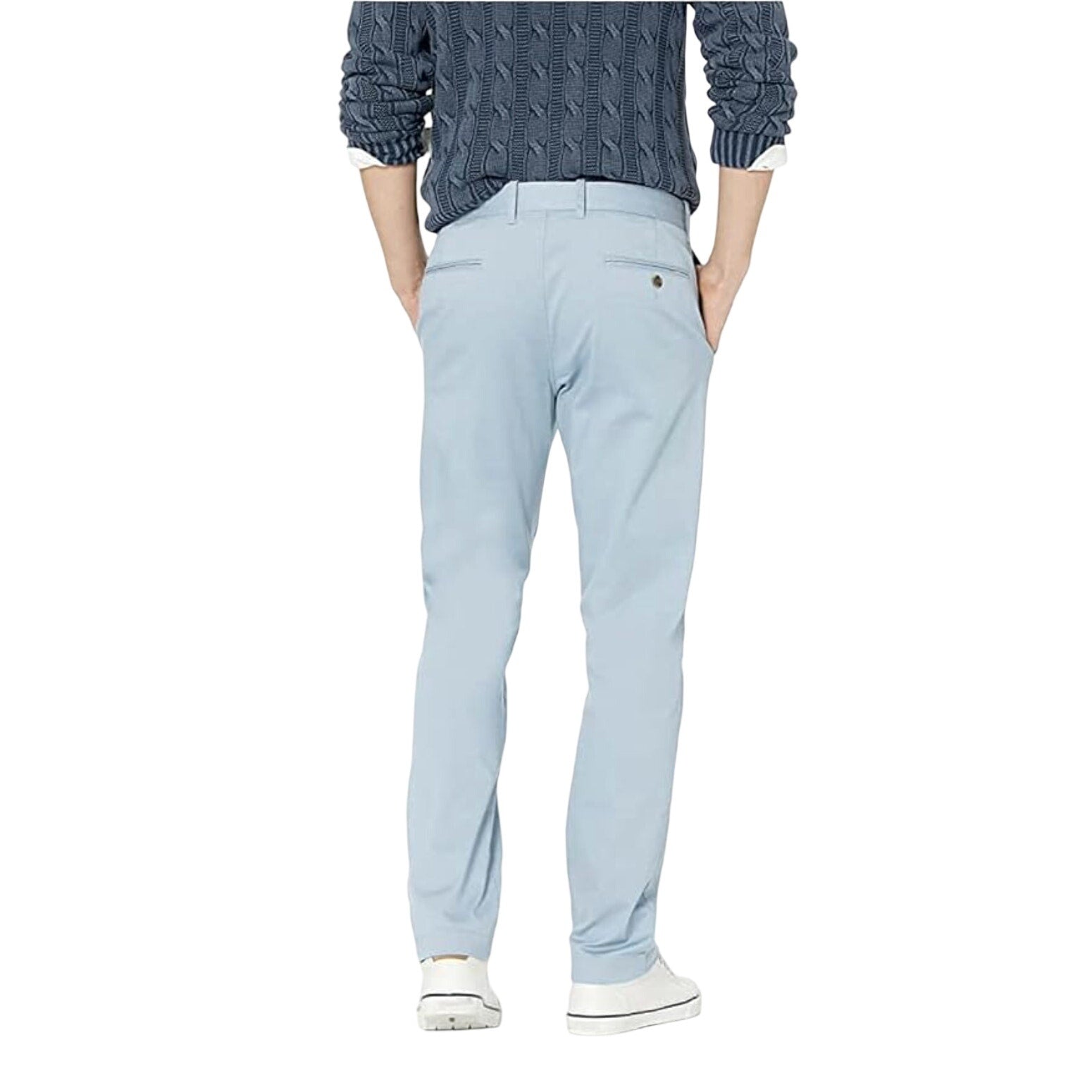 J CREW Men's Straight-Fit Flex Chino Pants 34x32 Light Blue BL8901 NWT