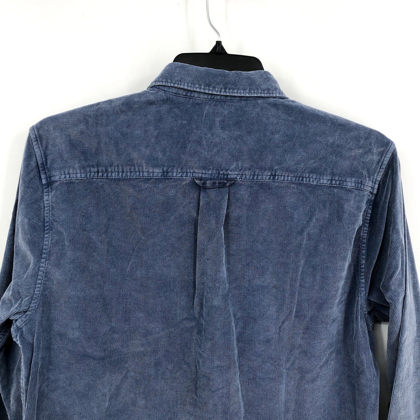 TOMMY BAHAMA Mens Coastline Cord Casual Shirt Medium Blue Double-Pocket NWOT