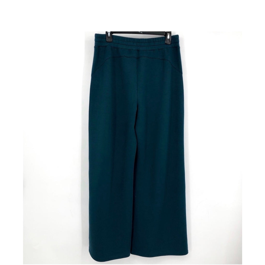 SPANX Women's AirEssentials Wide Leg Pants XL Crystal Teal Blue Knit Stretch NWT
