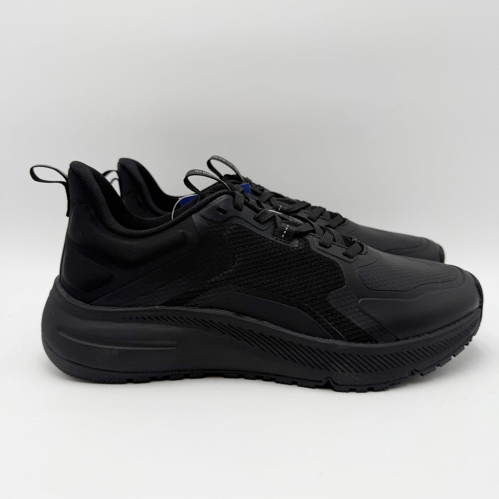 Shoes for Crews Mens Crossing Work Shoe US 7.5 Wide Black SR Water Resistant NIB