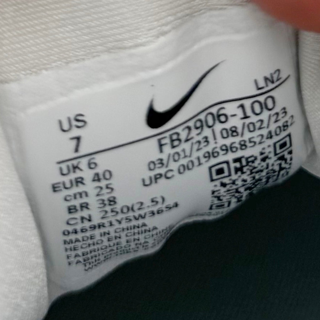 Nike Mens Force Zoom Trout 9 Elite Metal Baseball Cleat Size 7 White FB2906 NWOB