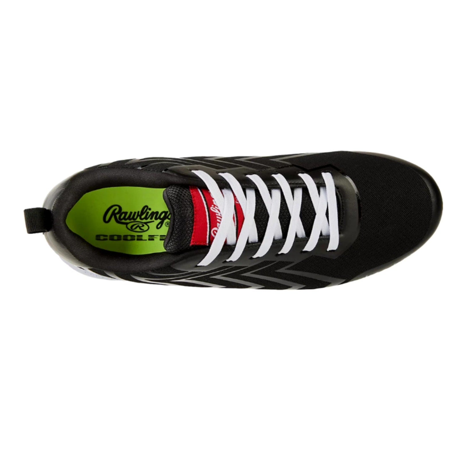 Rawlings Mens Savage Low Baseball Cleats US 11 EU 44 Black White Athletic NIB