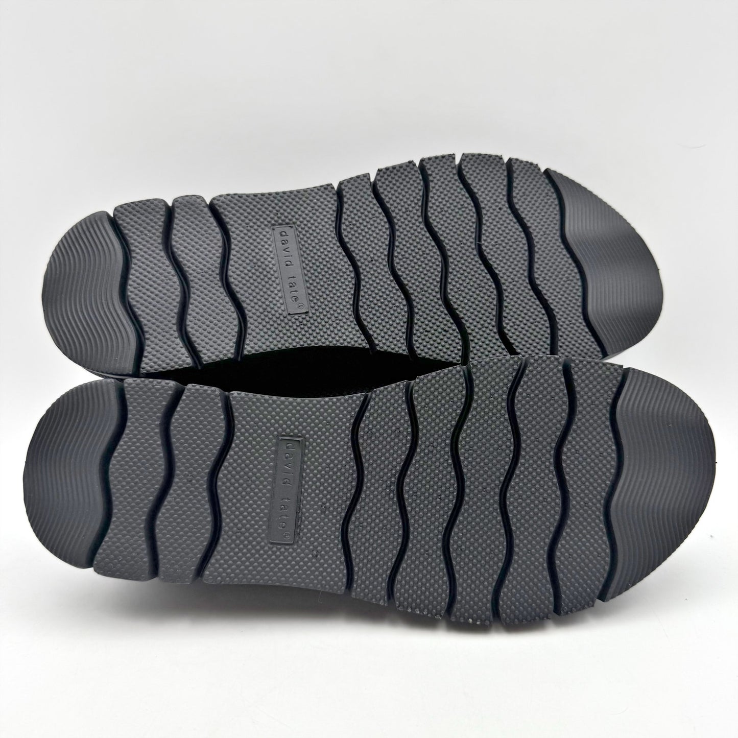 David Tate Womens Comfy Mary Jane Shoes US 6 M Black Knit NIB