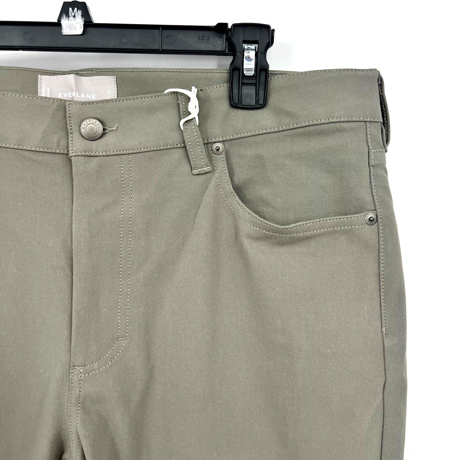 EVERLANE Men's The Performance 5-Pocket Pants 35x34 Green Business Casual NWT
