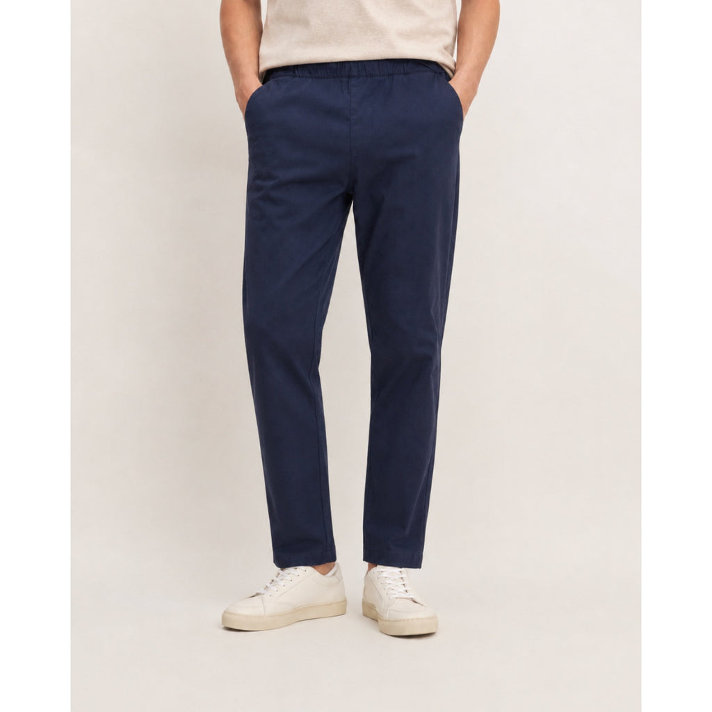 EVERLANE Mens Casual Pants Medium Navy Blue 30" Inseam Cotton Twill Pull-on  NWT