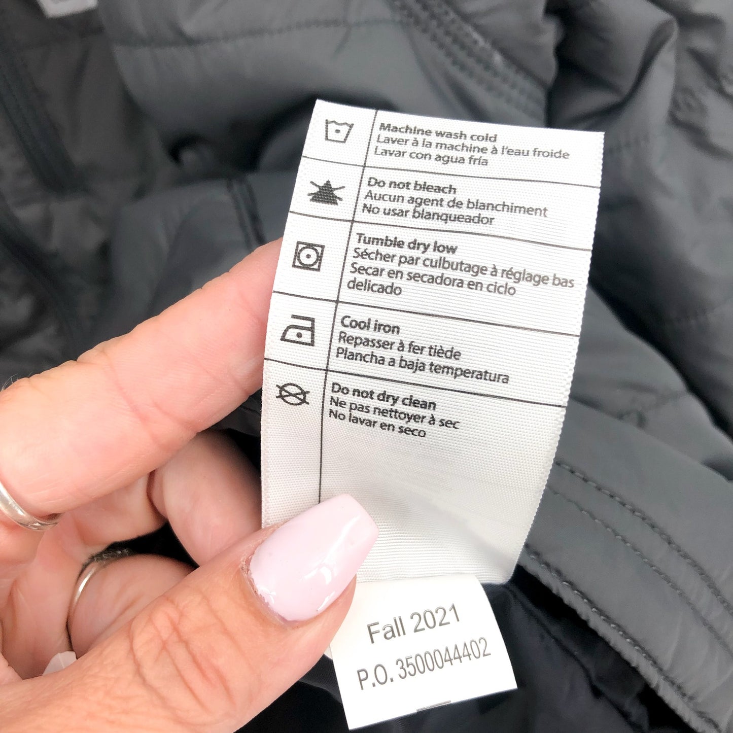 CARHARTT Rain Defender Insulated Jacket Large Grey Relaxed Fit Lightweight NWT