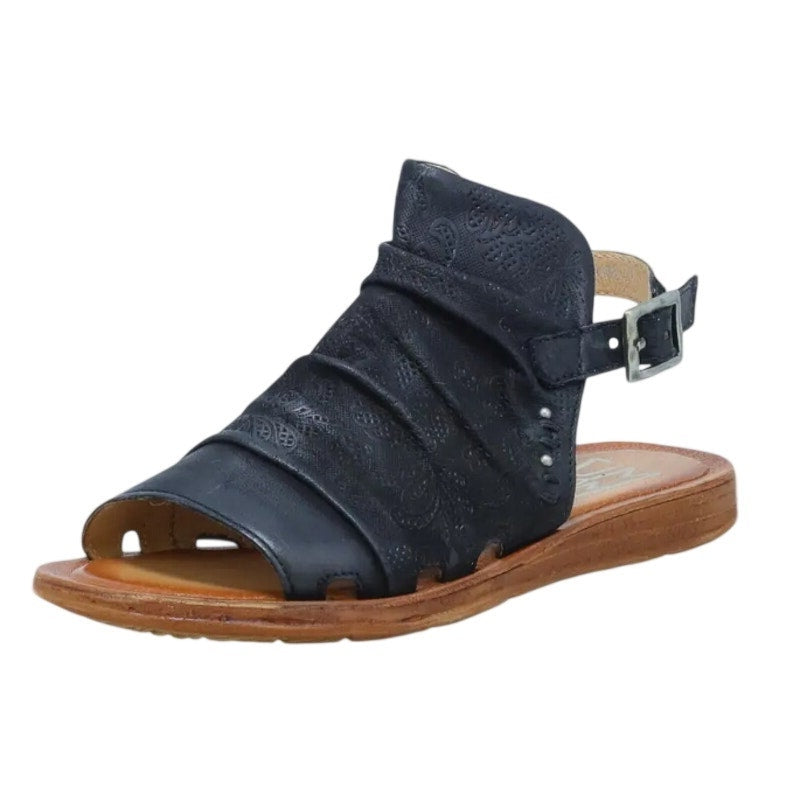 Miz Mooz Womens Fermie Sandals EU 39 US 8.5 Blue Leather NWOB
