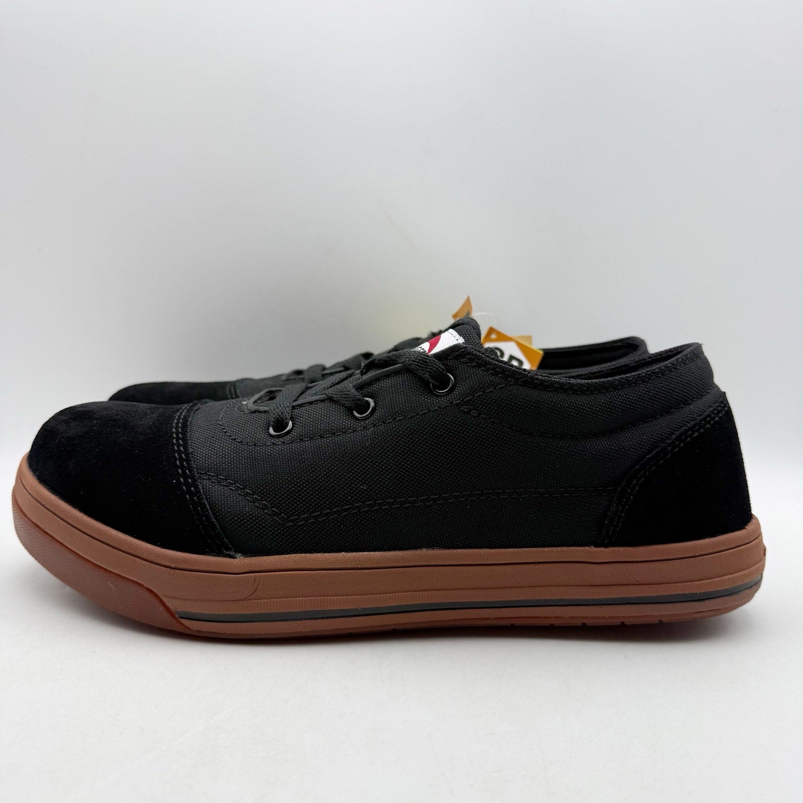 Avenger Mens Blade 3 Eye Low Work Shoes 9 WIDE Black Comp Toe A134 SR EH NIB