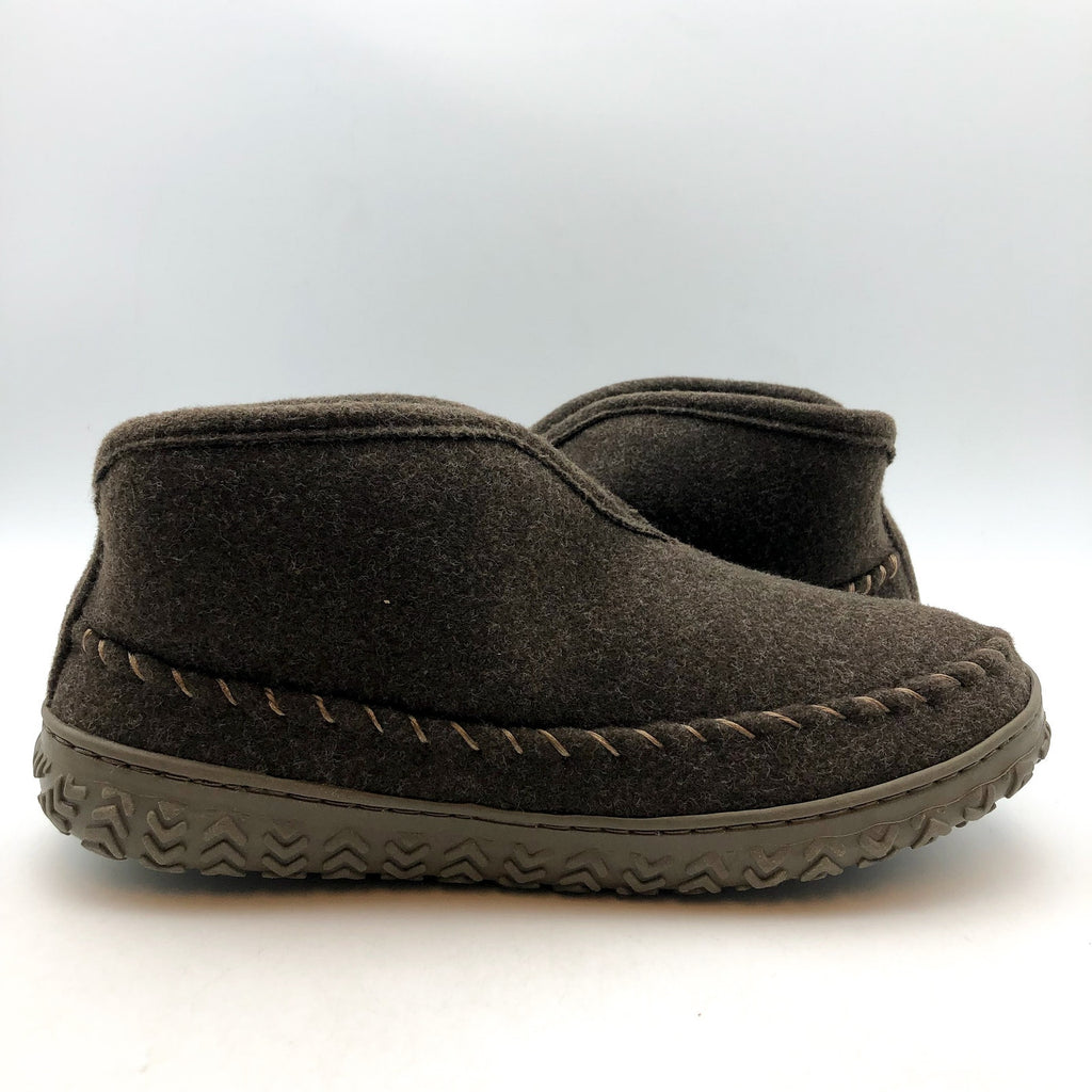 Dockers Mens Rugged Wool Slip-On Bootie Slippers SIZE 8 Brown Indoor/Outdoor NIB