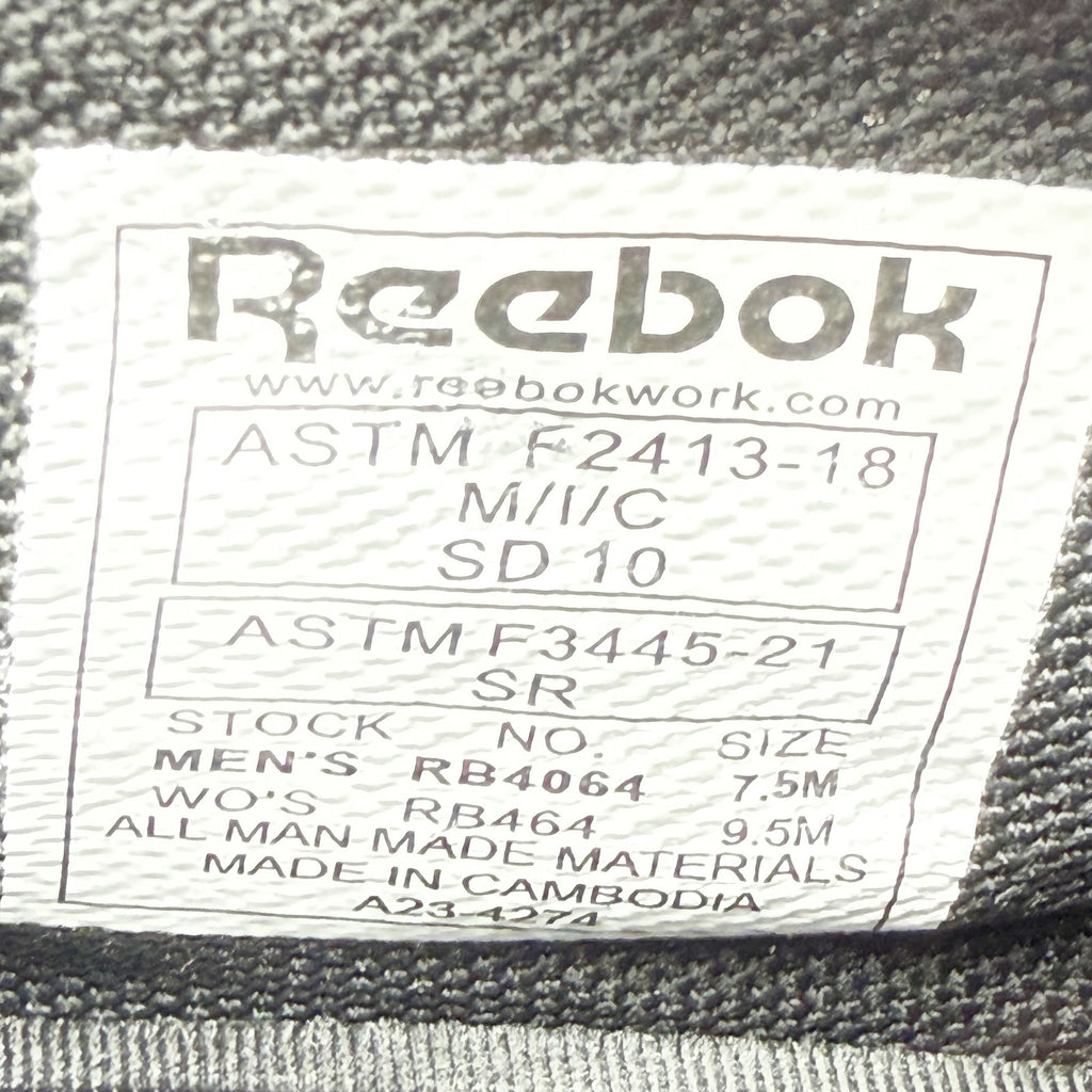 Reebok Work Flexagon 3.0 Work SD Shoes MENS 7.5 WOMENS 9.5 Black Comp Toe NIB