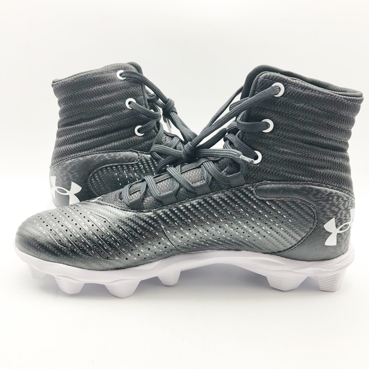 Under Armour Men's Highlight Fran RM 2.0 Football Cleats 8.5 Black White NWOB