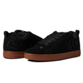 DC Mens Court Graffik Skate Sneakers Size 8 EU 40.5 Black Gum Suede NWOB