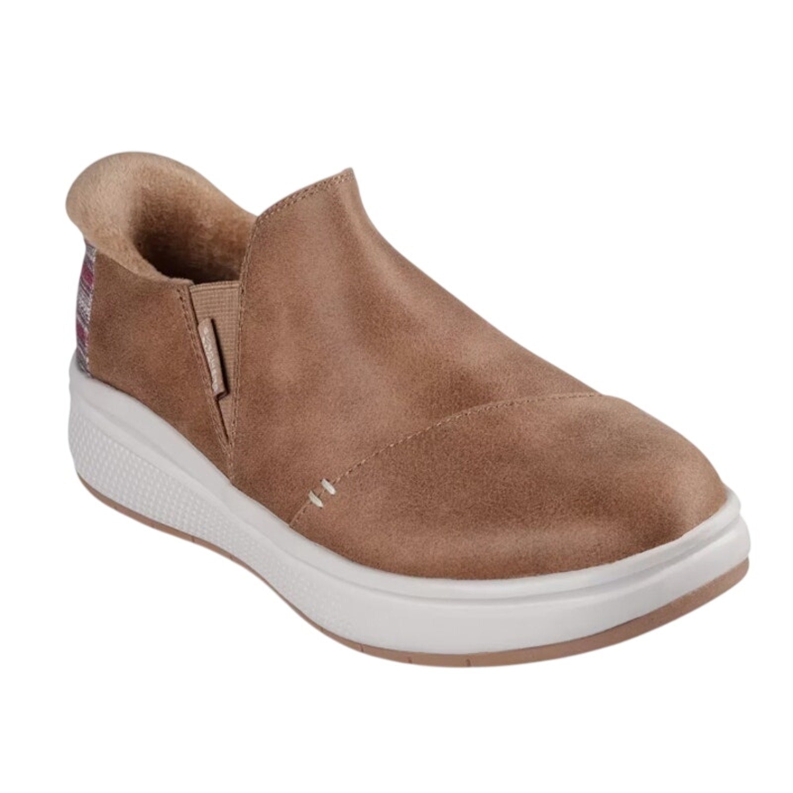 Skechers BOBS Womens Slip-Ins Skipper Wave Stay Snug Shoes Size 6.5 Brown NWT