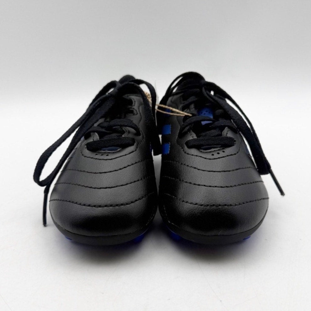 Adidas Youth Goletto VIII Firm Ground Soccer Cleats Size 10 Kids Black Blue NWOB