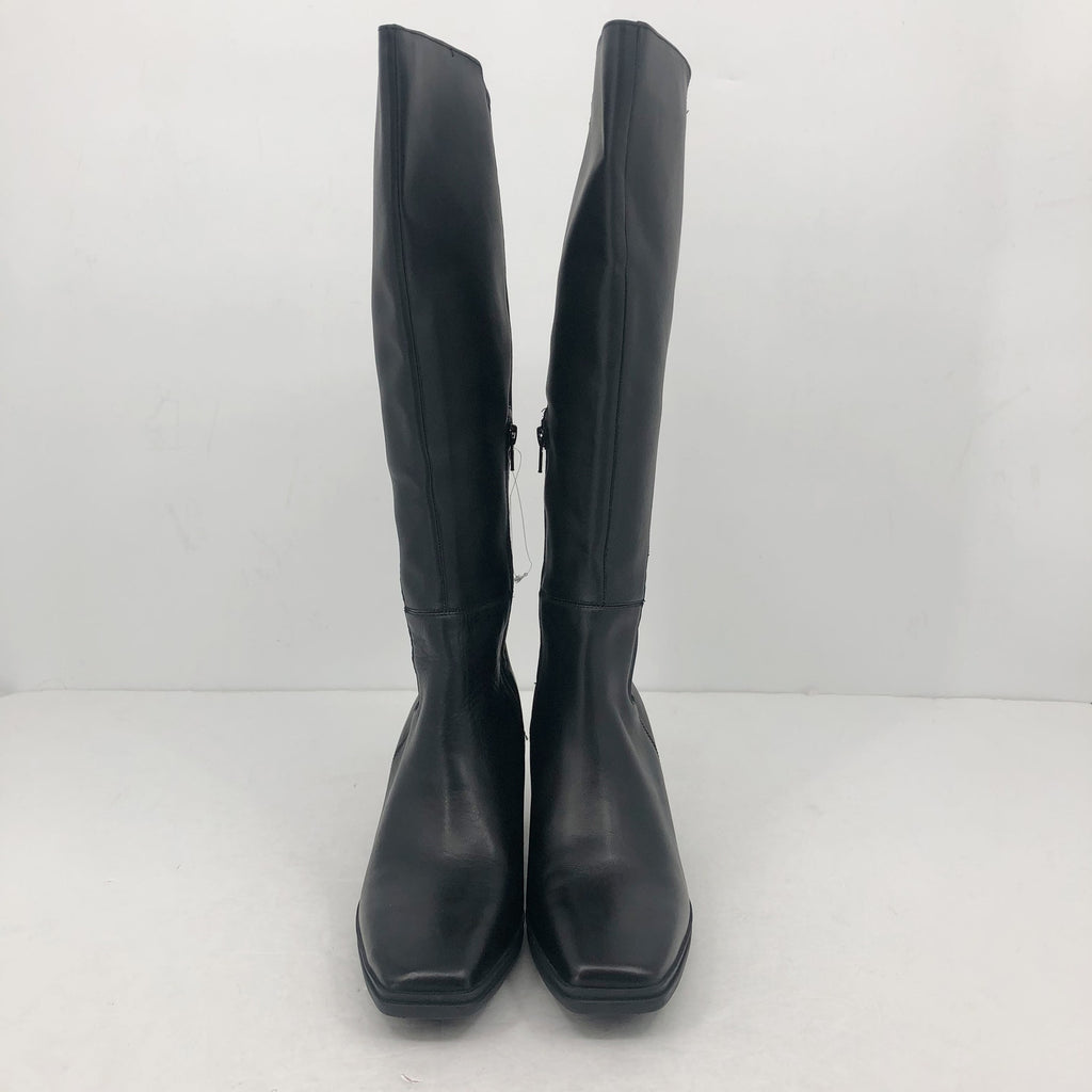 Naturalizer Womens Axel Knee High Boots US 9 M Black Leather Waterproof NWOB