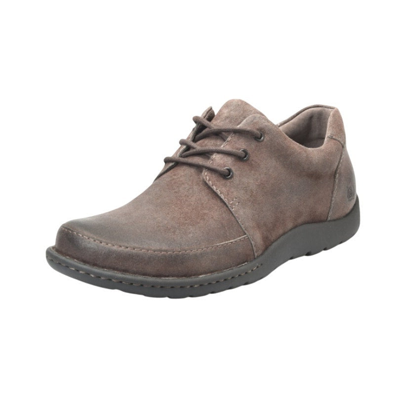 Born Mens Nigel 3-Eye Shoes US 8 M EU 41 Grey Distressed Leather NIB