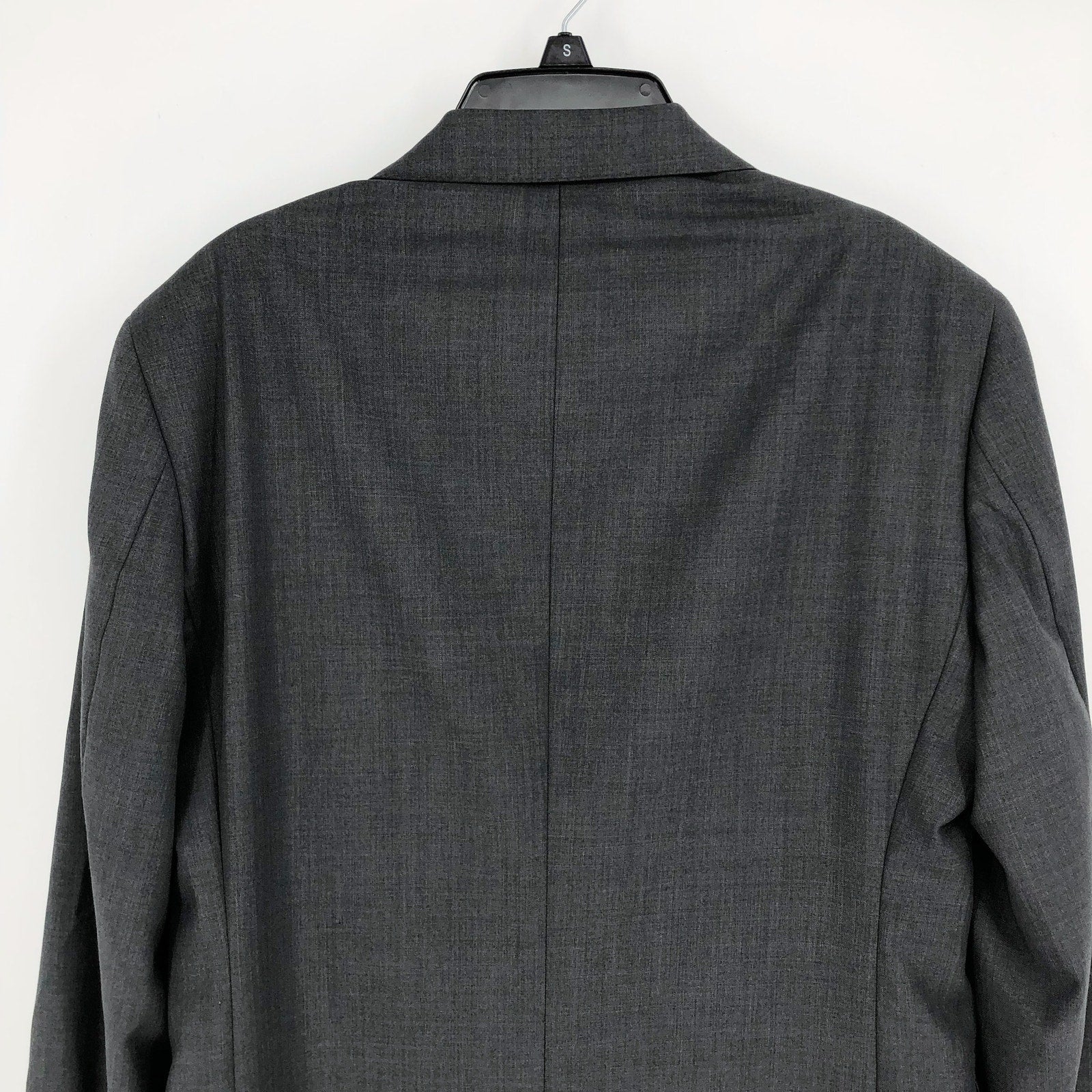 ALTON LANE Men's Tailored Fit Suit Jacket 38S Gray Wool Blend 2 Button NWOT