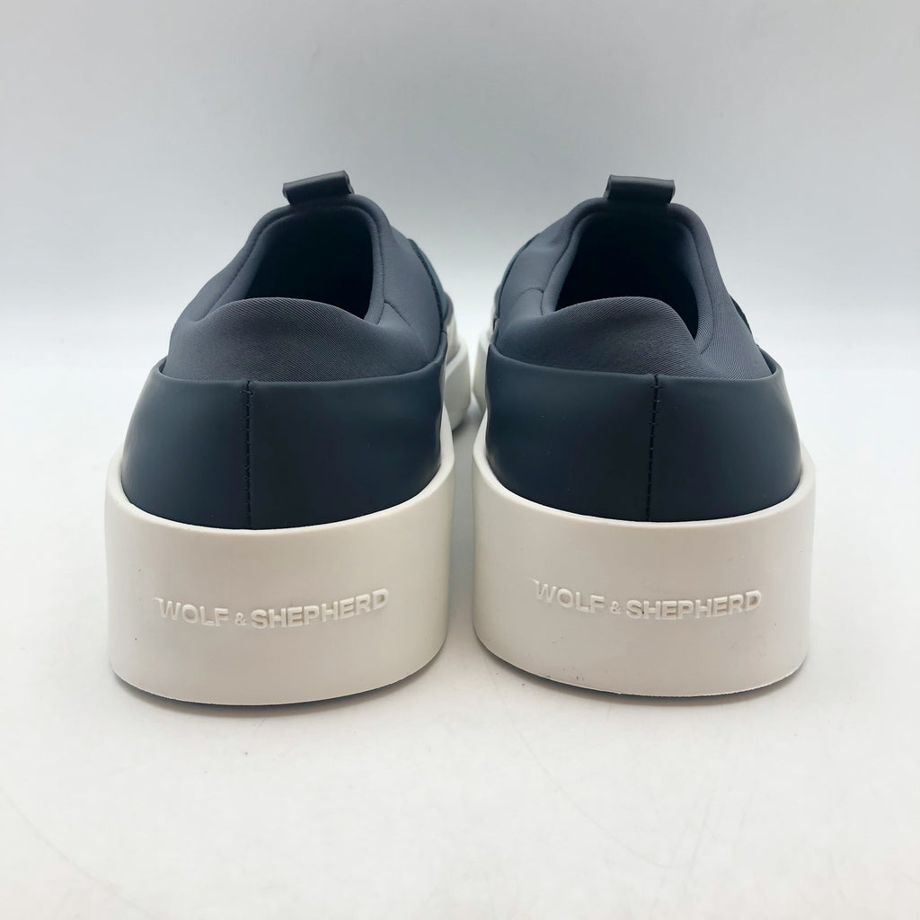 Wolf & Shepherd Cruise Tre Slip On Sneaker MENS 7.5 WOMENS 9 Blue Leather NIB
