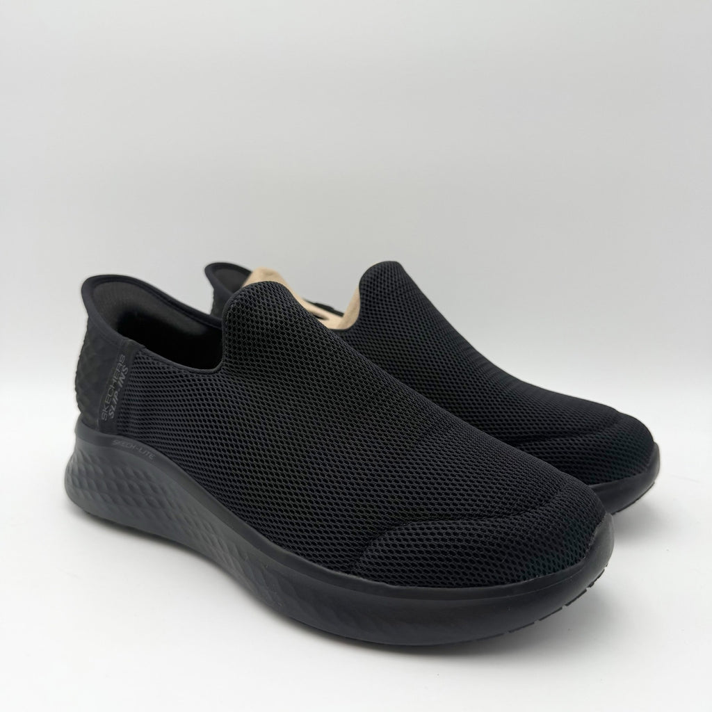 Skechers Womens Slip-Ins Lite Pro Work Sneakers Size 6 Black Slip Resistant NIB