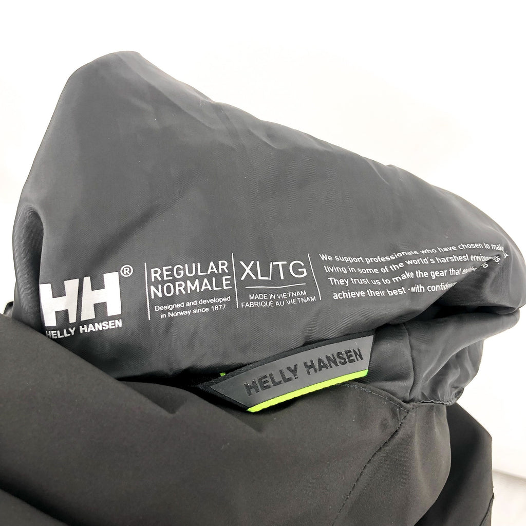 Helly Hansen Mens Legendary Insulated Snow Bibs XL Black Waterproof Pants NWT