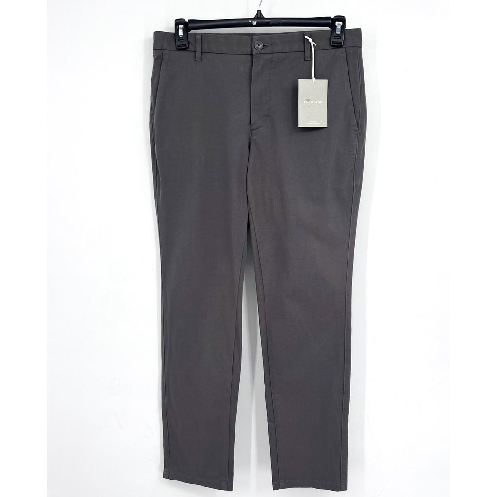 EVERLANE Men's Uniform Performance Chinos 32x30 Slate Grey Slim Fit Pants NWT