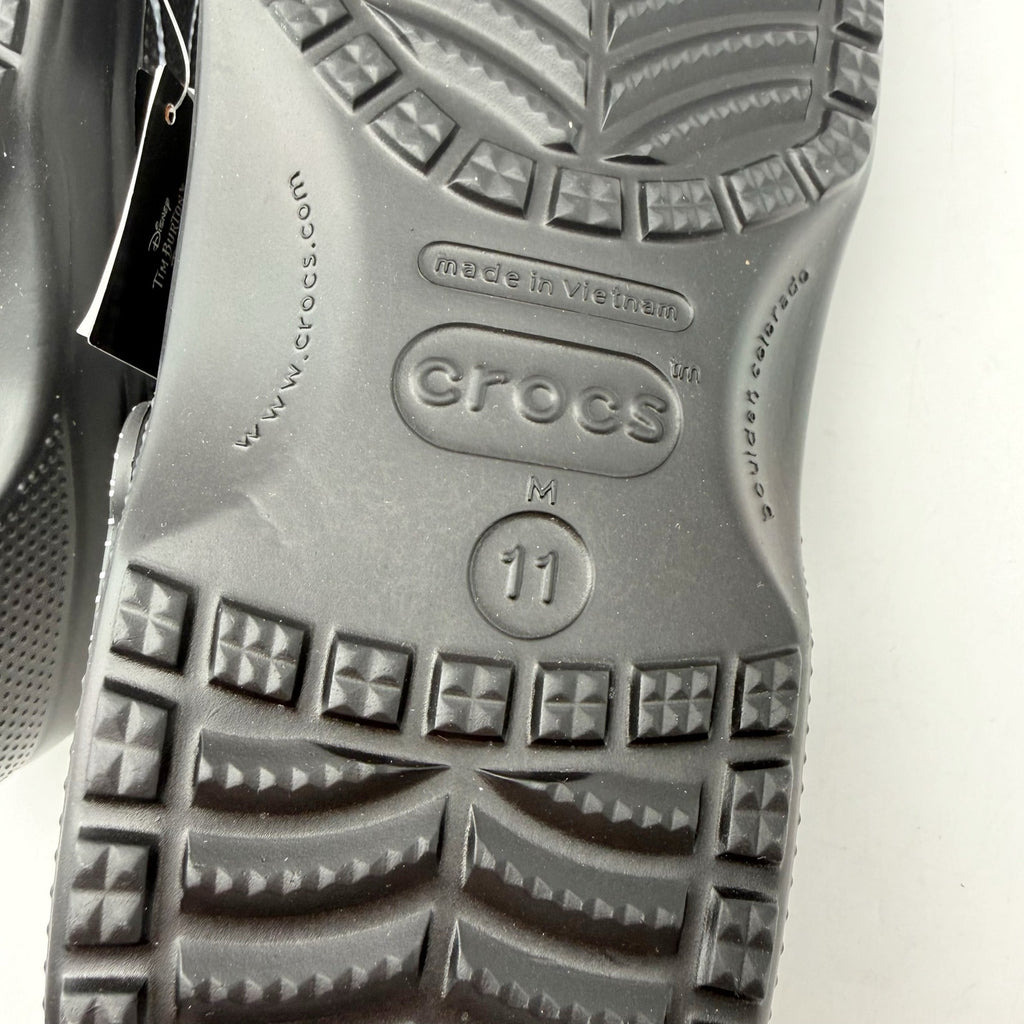 Crocs Classic Clog Mens 11 Jack Skellington Nightmare Before Christmas Black NWT